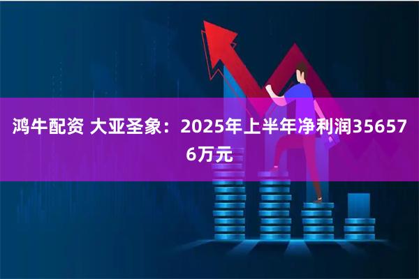 鸿牛配资 大亚圣象：2025年上半年净利润356576万元