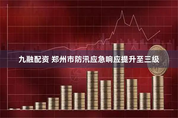 九融配资 郑州市防汛应急响应提升至三级